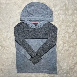 Tommy Bahama Long Sleeved Shirt Grey Hooded Size 6